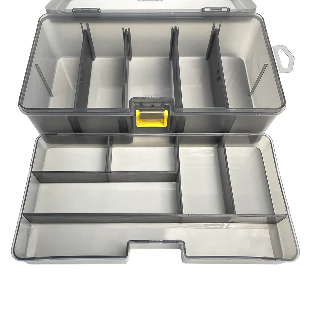 Caja Lua de doble capa para cebo falso, caja suave para señuelos, aparejos de pesca, caja de almacenamiento multifuncional, accesorios de pesca, caja de herramientas de pesca en el mar - imagen 3