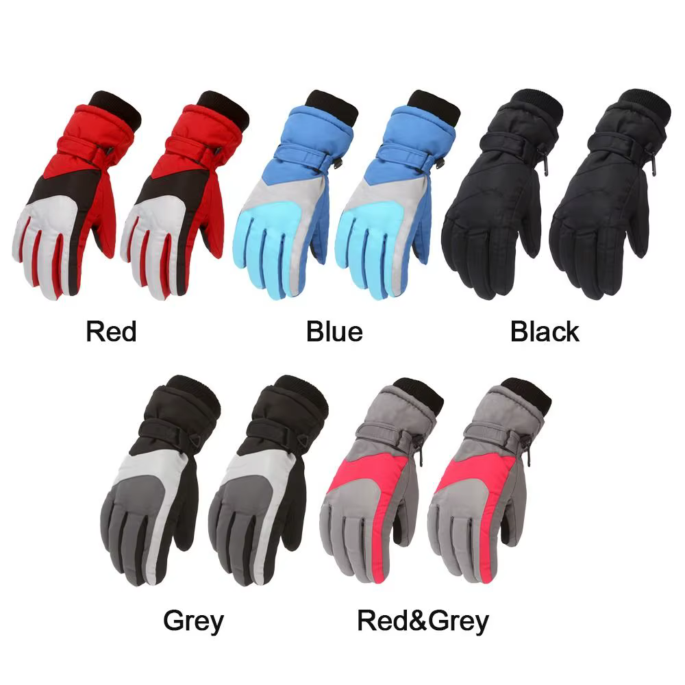 Guantes de esquí impermeables para niños – Cortaviento y cálidos - imagen 5