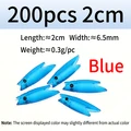 200pcs blue 2cm