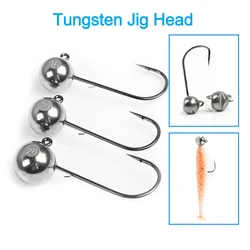 Anzuelos Cabeza de Tungsteno con Púas - Señuelos Suaves Pesca