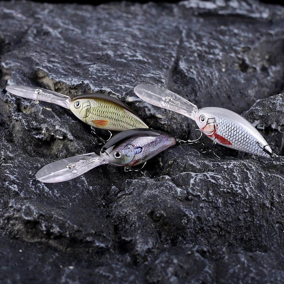 Señuelo flotante Wobbler para Pesca, cebo Artificial de 11cm y 18g, perca para lubina y Lucio, cebo de sonajero, 1 piezas - imagen 3