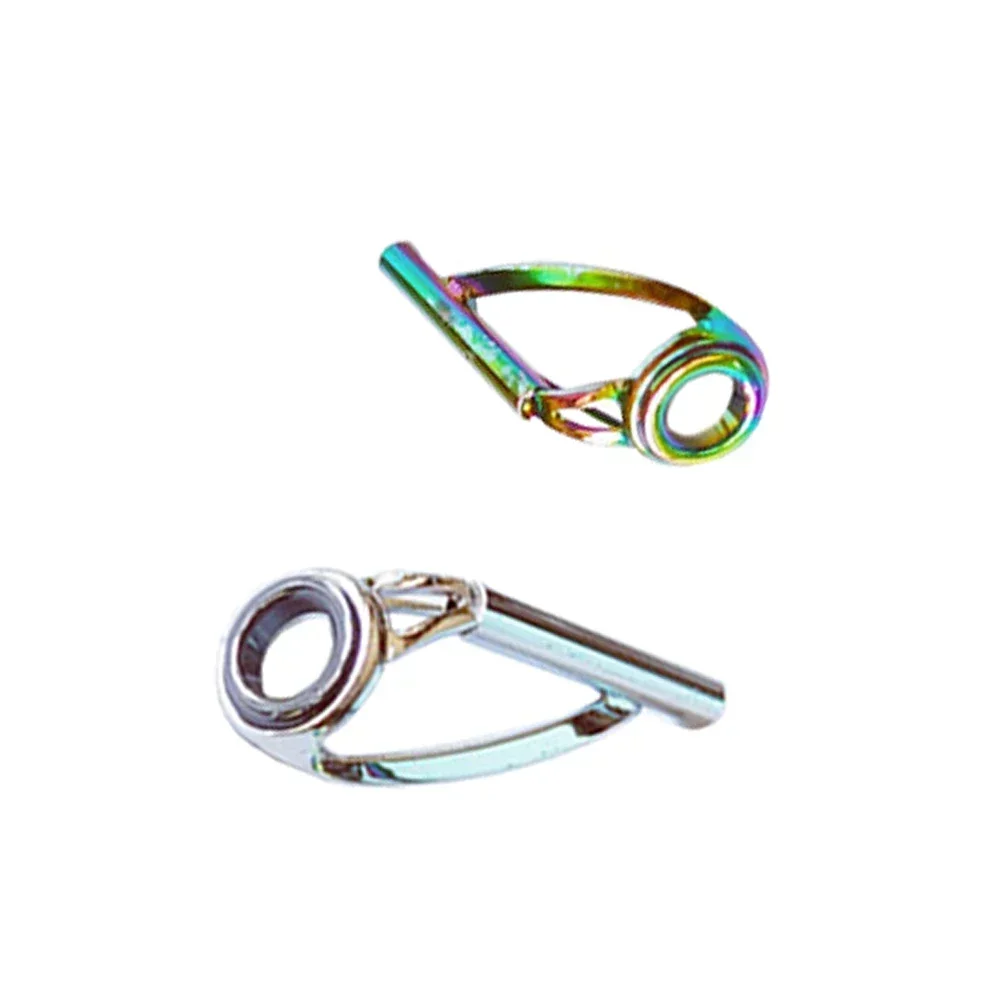 Anillo guía para caña superior de pescar, punta de línea de 1,2mm-3,0mm, anillos oculares DIY de acero inoxidable, Kit de reparación de postes, accesorios de repuesto