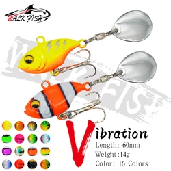 WALK FISH nueva cola giratoria 14g vibratoria VIB Metal pesca en el mar cebo falso de agua dulce cebo Artificial equipo de pesca cebo biónico