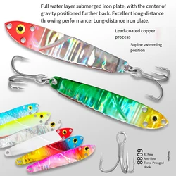 Plantilla de Metal VIB, cebo para peces 3D, aparejos de trucha, arrastre de arrastre, plantillas fundidas, 7g, 10g, 15g, 20g, señuelo de Jigging lento, Señuelos de Pesca de Mar, 1 ud.