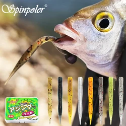Spinpoler Señuelo de Gusano Flotante Micro – TPR para Ajing y Bass