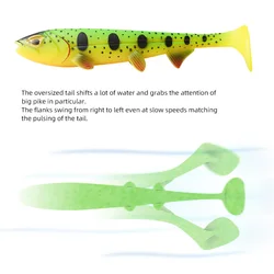 Noeby Pro Swimbait - Señuelo blando para lucio