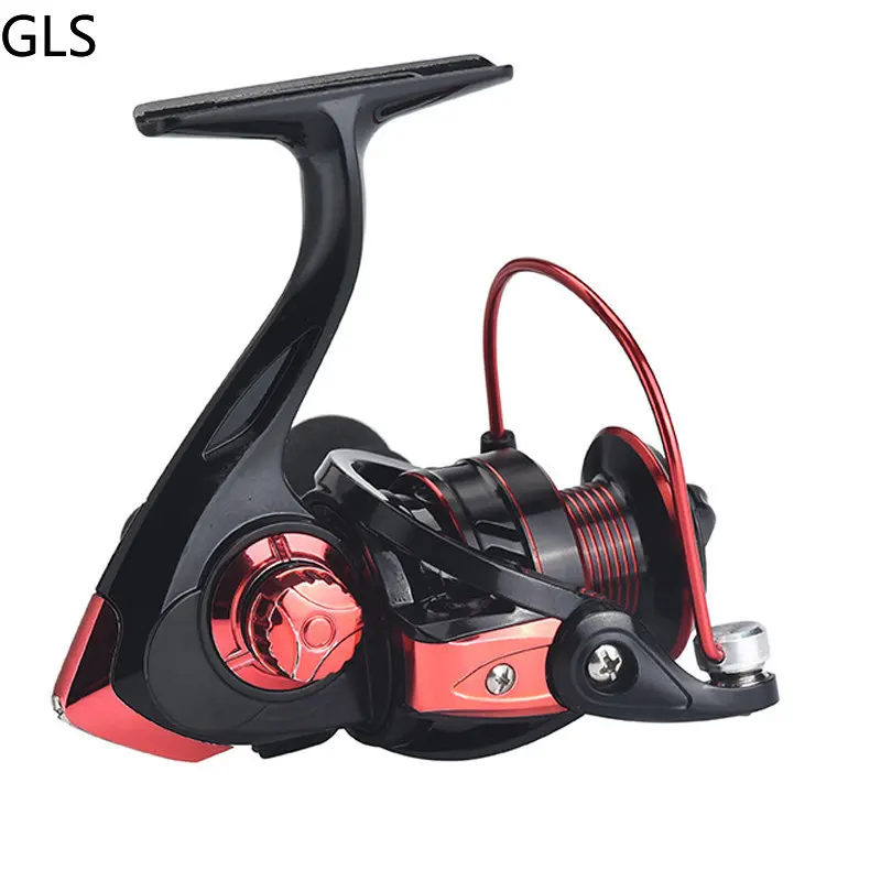 GLS-carrete de pesca de Metal resistente a la corrosión, rueda giratoria, potente, arrastre máximo de 10kg, 1000-7000 - imagen 3