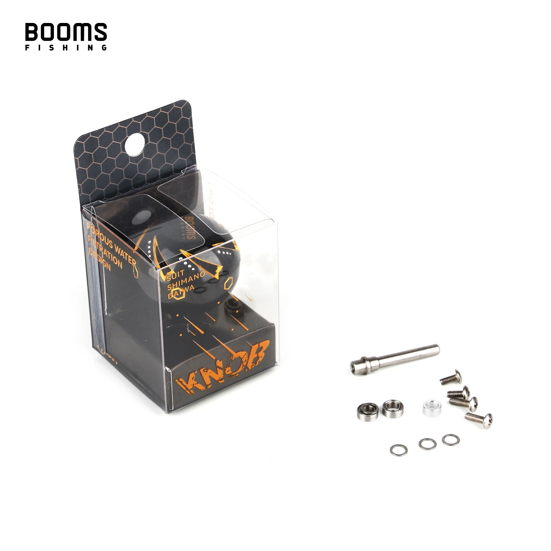 Booms Fishing K01-perilla de mango de carrete de pesca para Daiwa Shimano, carrete giratorio para 1000-6000 de diámetro, perilla de aleación de aluminio de 35-41mm, nuevo - imagen 5