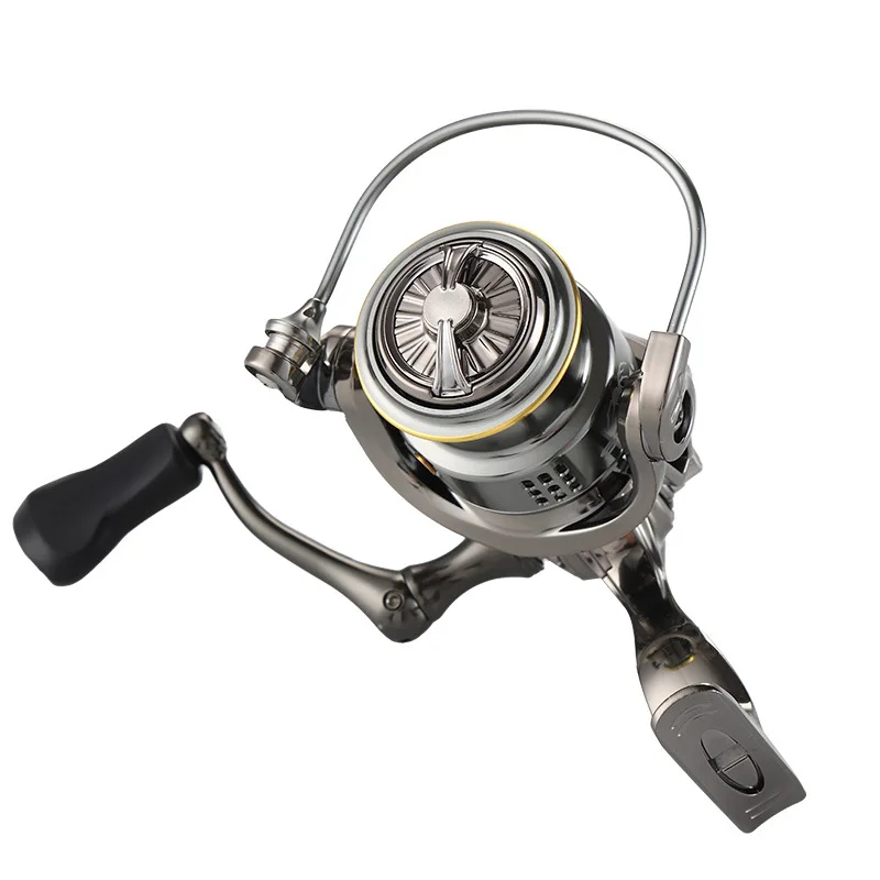 Carrete giratorio de doble línea, caña de mar, pesca en el mar - imagen 5