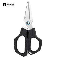 Booms Fishing S04 – Tijeras para línea trenzada con abridor