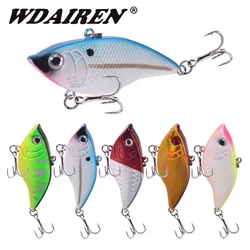 Señuelo de Pesca VIB de 5,5 cm y 15g, sonajero de tiro largo, Crankabit, Wobblers que se hunden, cebo duro Artificial con ganchos para Lucio, Pesca, 1 ud.
