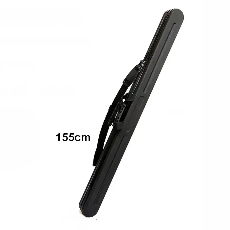1 pieza ABS155 155cm 155x9x9 funda para caña de pescar Mochila larga con correa ABS tela dura
