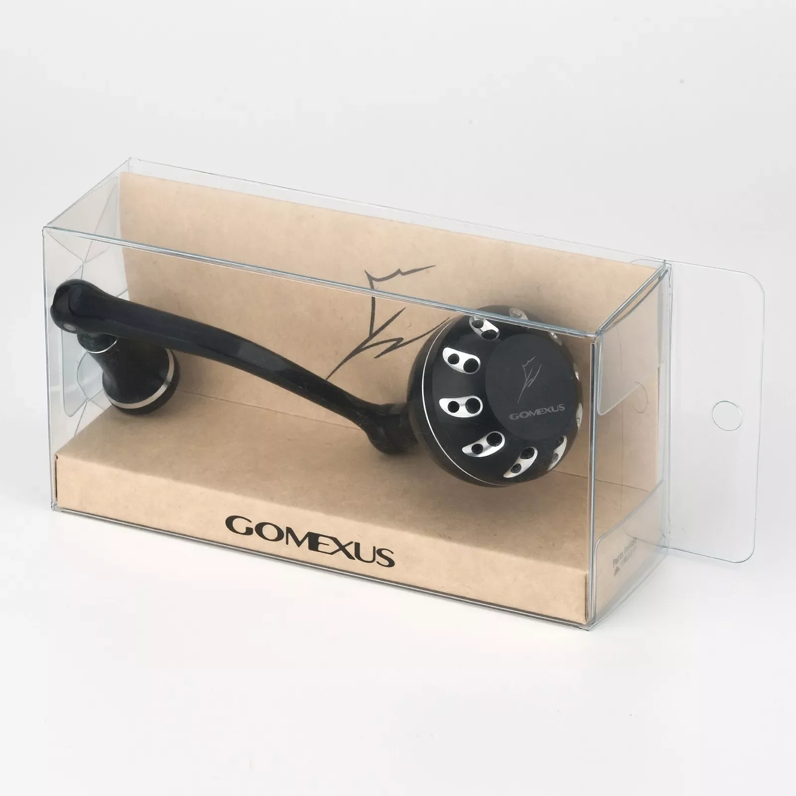 Manija de alimentación de aluminio Gomexus para carrete giratorio Shimano Ultegra CI4+XTC 14000 XTD 5500 de 92mm - imagen 2