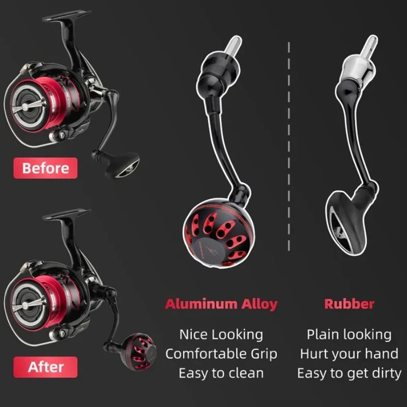 GOMEXUS-MANGO eléctrico para Daiwa Revros LT Regal Legalis Crossfire Elimilator QR, ultraligero - imagen 3