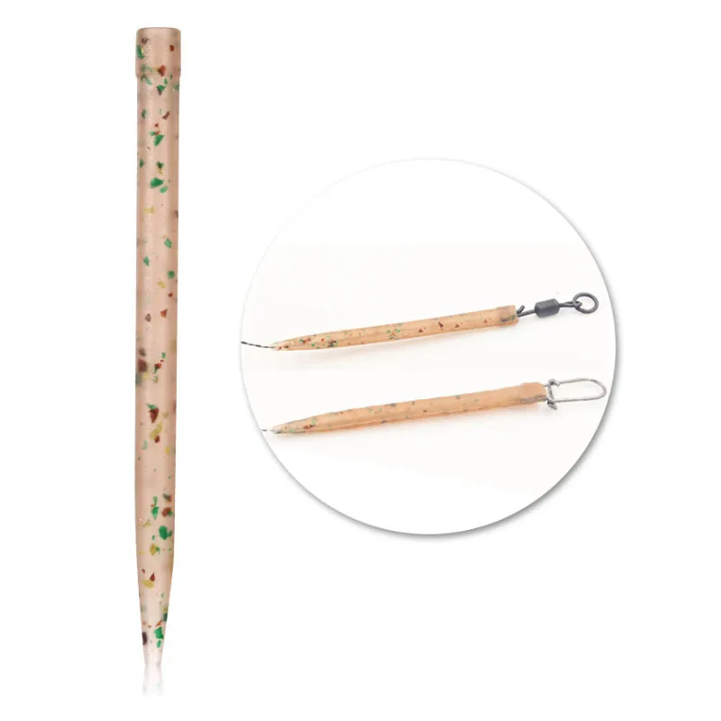 1000 Uds Pesca de carpa funda antienredos accesorio tubo gancho conector giratorio manga para sedal de Pesca aparejos de protección Pesca - imagen 2