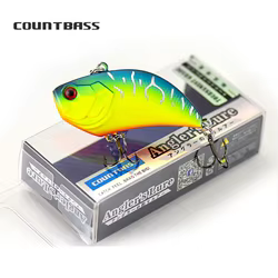 COUNTBASS Señuelo Vibe sin labios de cuerpo duro con sonajero