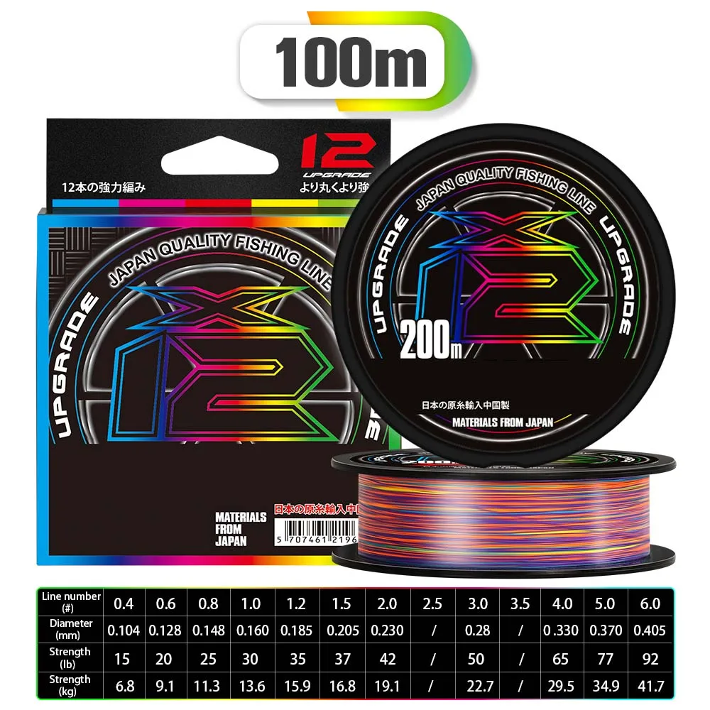100m 12X Multicolor