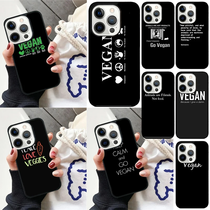 Funda de teléfono vegana Vibes Eat Plants para iPhone - imagen 2