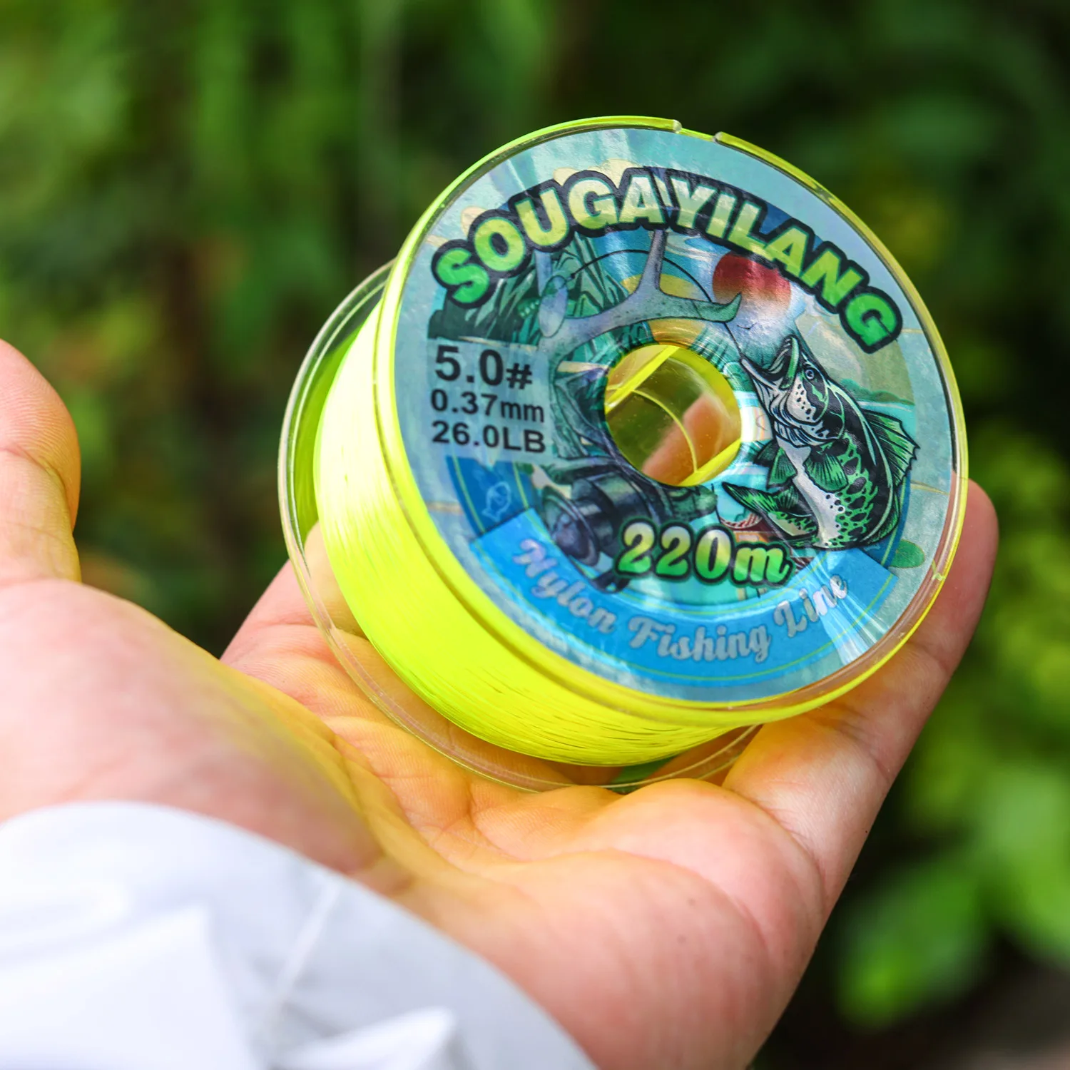 Experimente la emoción de la pesca con la línea de pesca de nylon de 220 m de Sogayilang