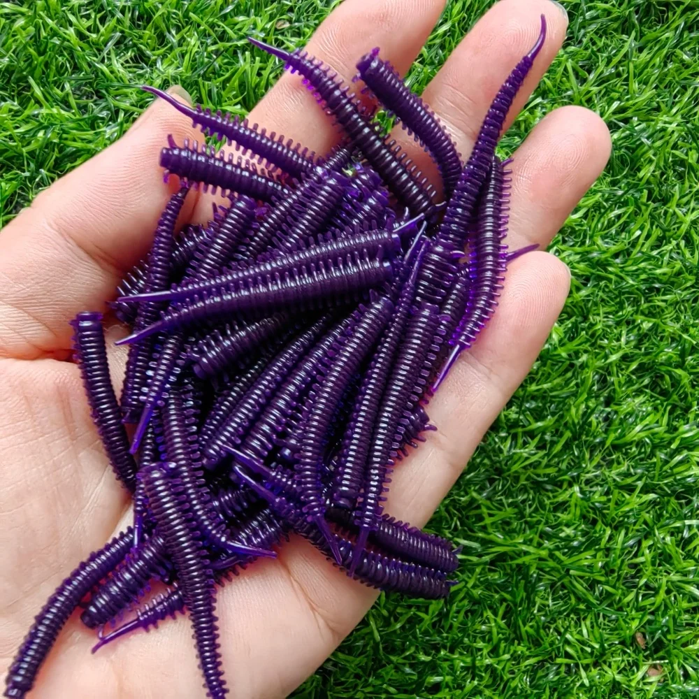 SWOLFY 50 Uds nuevos cebos blandos de silicona 0,5g/45mm Wobbler Bass Pike Swimbait Artificial Jigging señuelos blandos aparejos de pesca