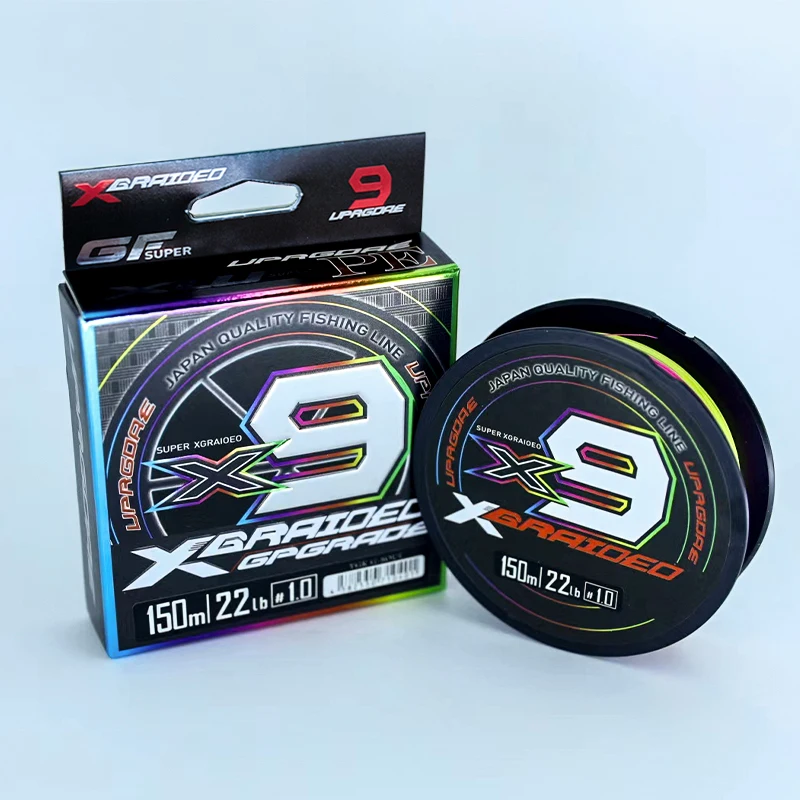 YGKX-sedal de pesca multifilamento Original japonés, 9 hebras, 150M/200M, artículos de pesca de carpa, línea trenzada de PE, accesorios de pesca en el mar X9 - imagen 5