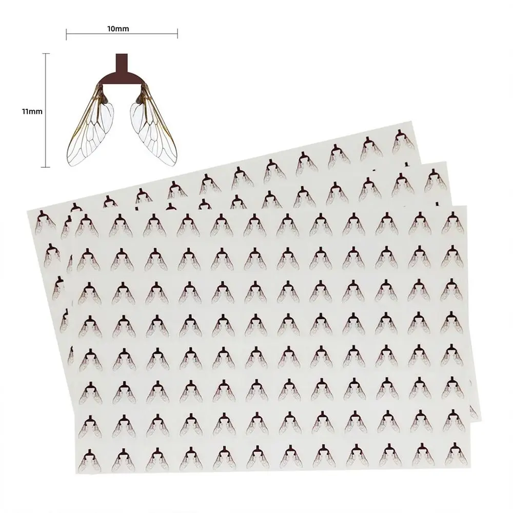 Mayfly-Materiales de atado de botellas de mosca sintética, atado de moscas precortadas, alas de insectos realistas - imagen 5