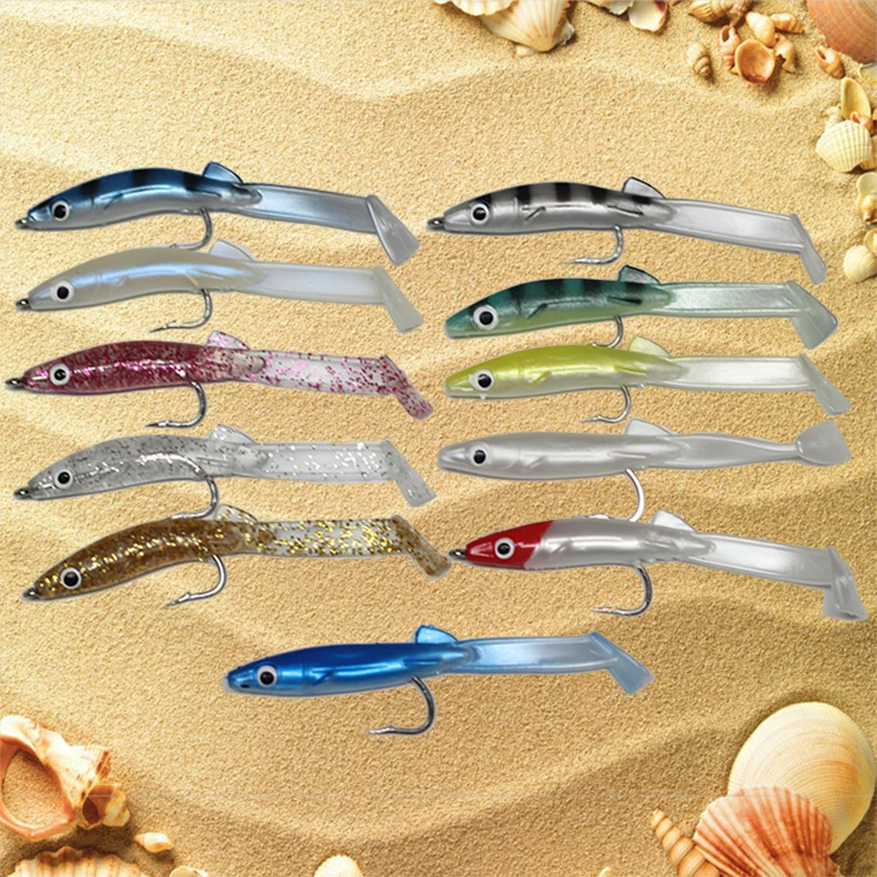 Vinilo tipo anguila para pesca en alta mar – Señuelo blando 80mm - imagen 3