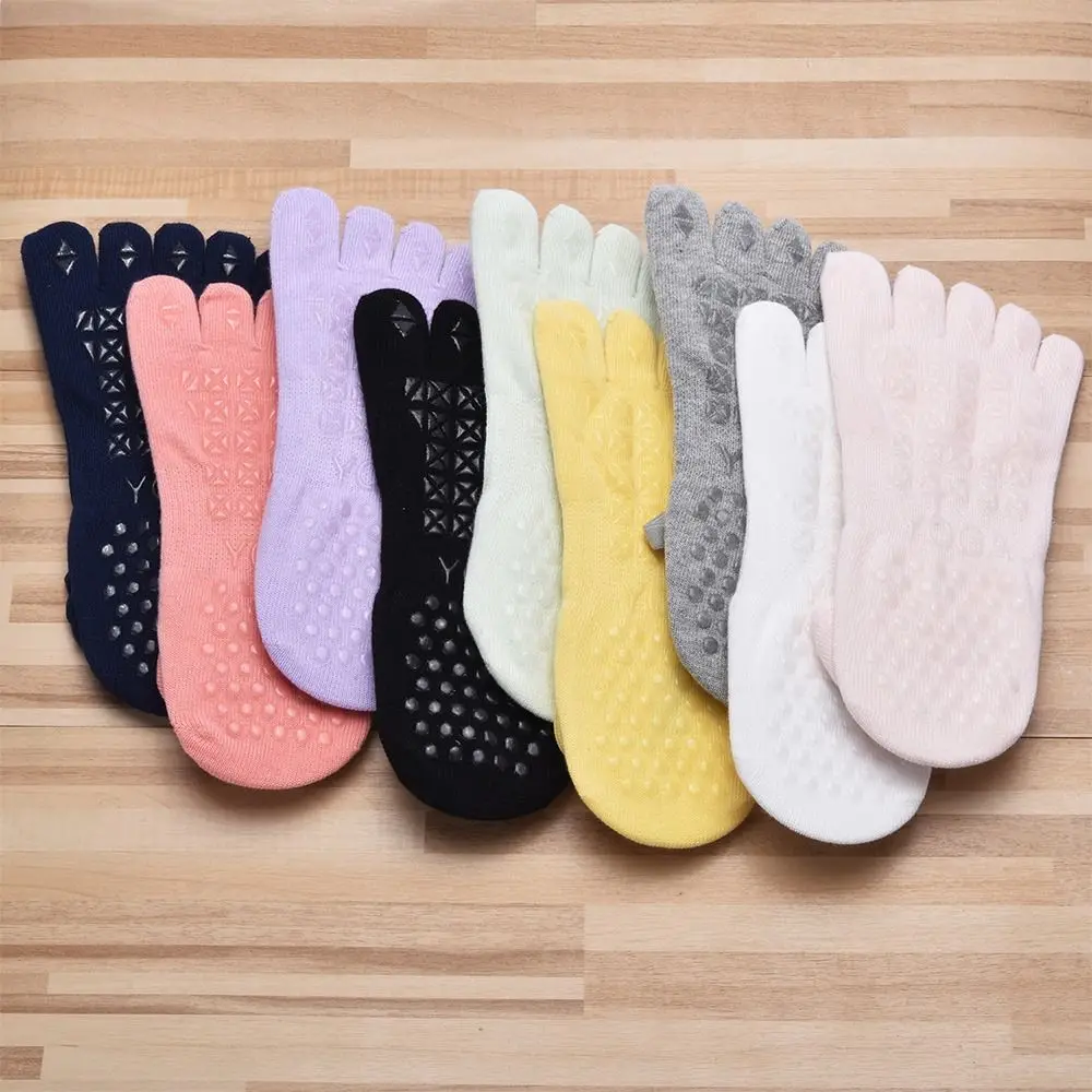 Calcetines Antideslizantes Silicona Pilates Yoga – Cinco Dedos - imagen 4