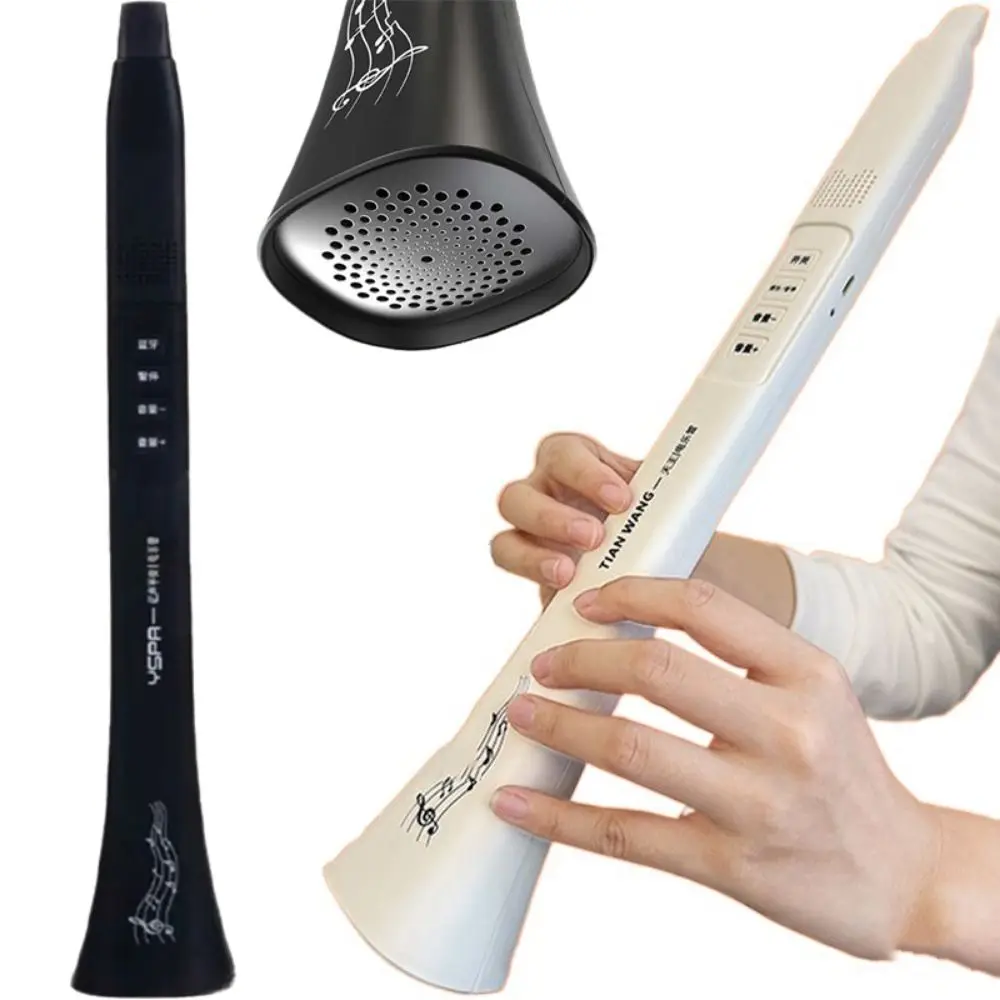 Tubo de música eléctrica portátil, conexión Bluetooth, altavoz de alta potencia, soplete eléctrico, recargable por USB, fácil de operar - imagen 2