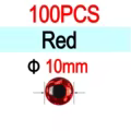 10mm Red 100pcs