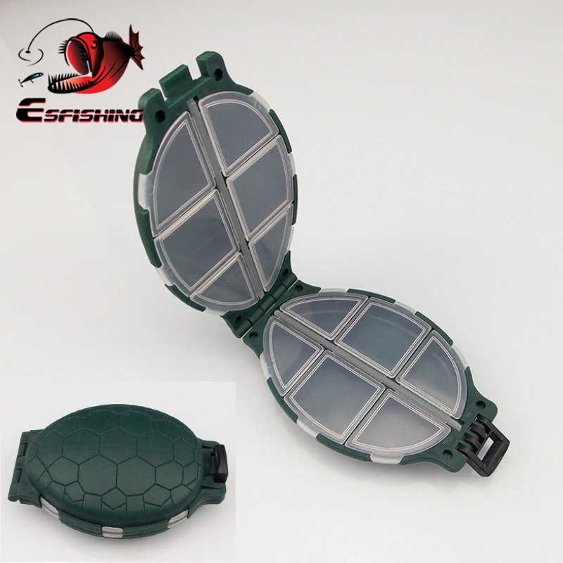 KESFISHING-Mini cajas de aparejos de pesca, estuche de almacenamiento de gancho, compartimentos, caja de señuelos de pescado, soporte de almacenamiento de plástico, accesorios de pesca - imagen 4