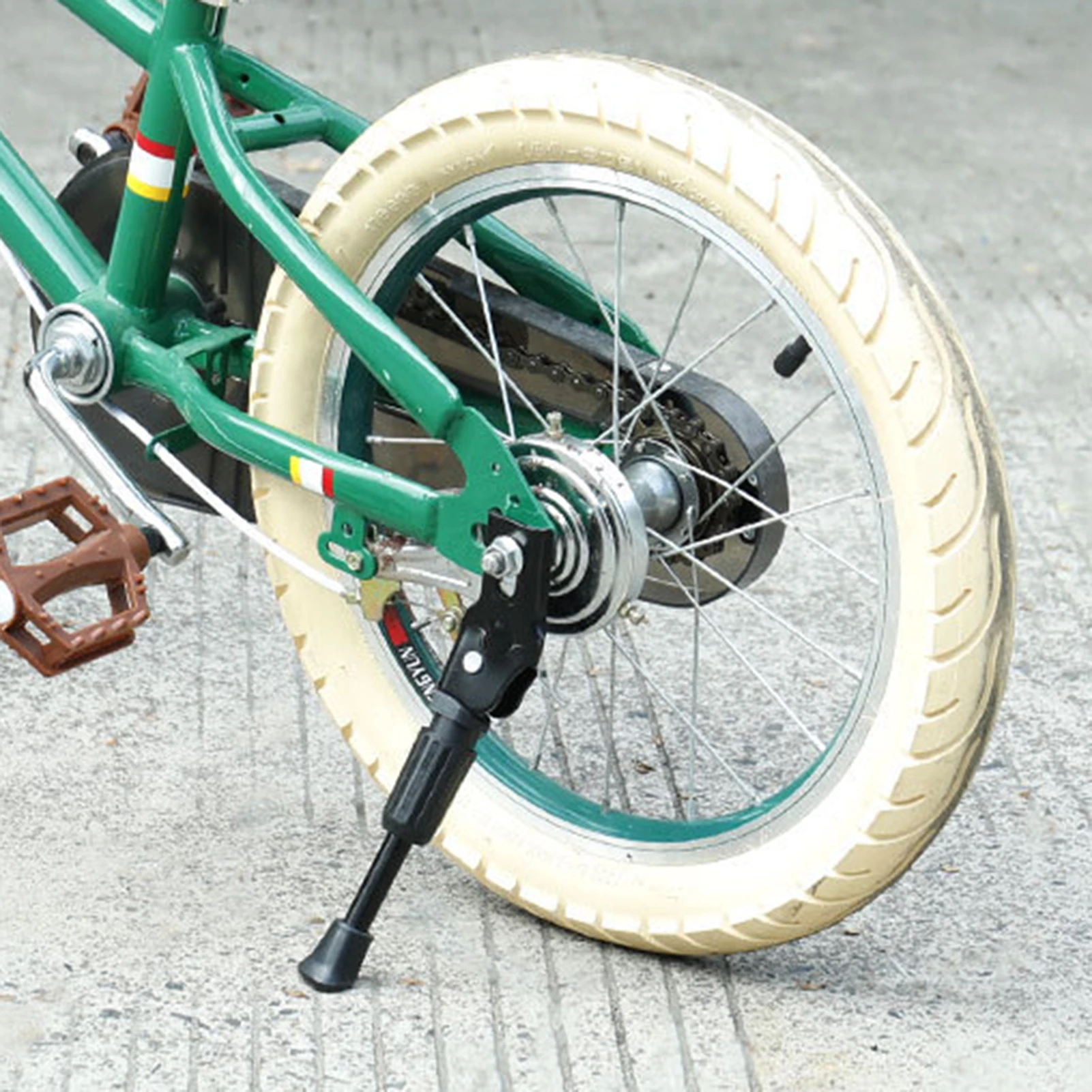 Estante de estacionamiento de bicicletas para niños, varilla de soporte de neumático trasero ajustable de 10/16/18/20 pulgadas, accesorios de modificación y reparación de bicicletas - imagen 5