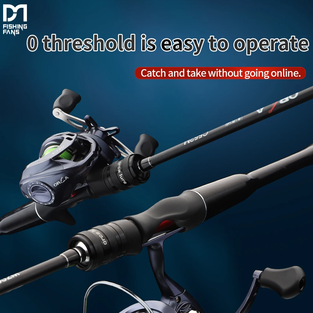 FISHINGFANS Caña Spinning Carbono Viaje – Medio Rápido para Trucha - imagen 3