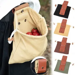 Riñonera multifuncional para exteriores, bolsa deportiva plegable de cuero PU, bolsa organizadora para herramientas colgantes