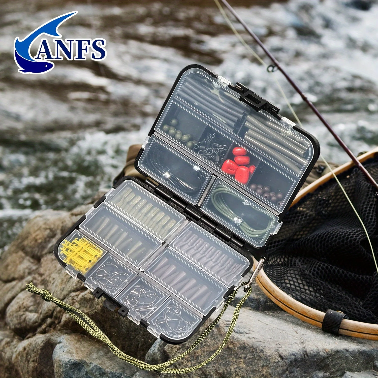 Kit de aparejos para carpa ANFS – Cabezales y anzuelos incluidos - imagen 5
