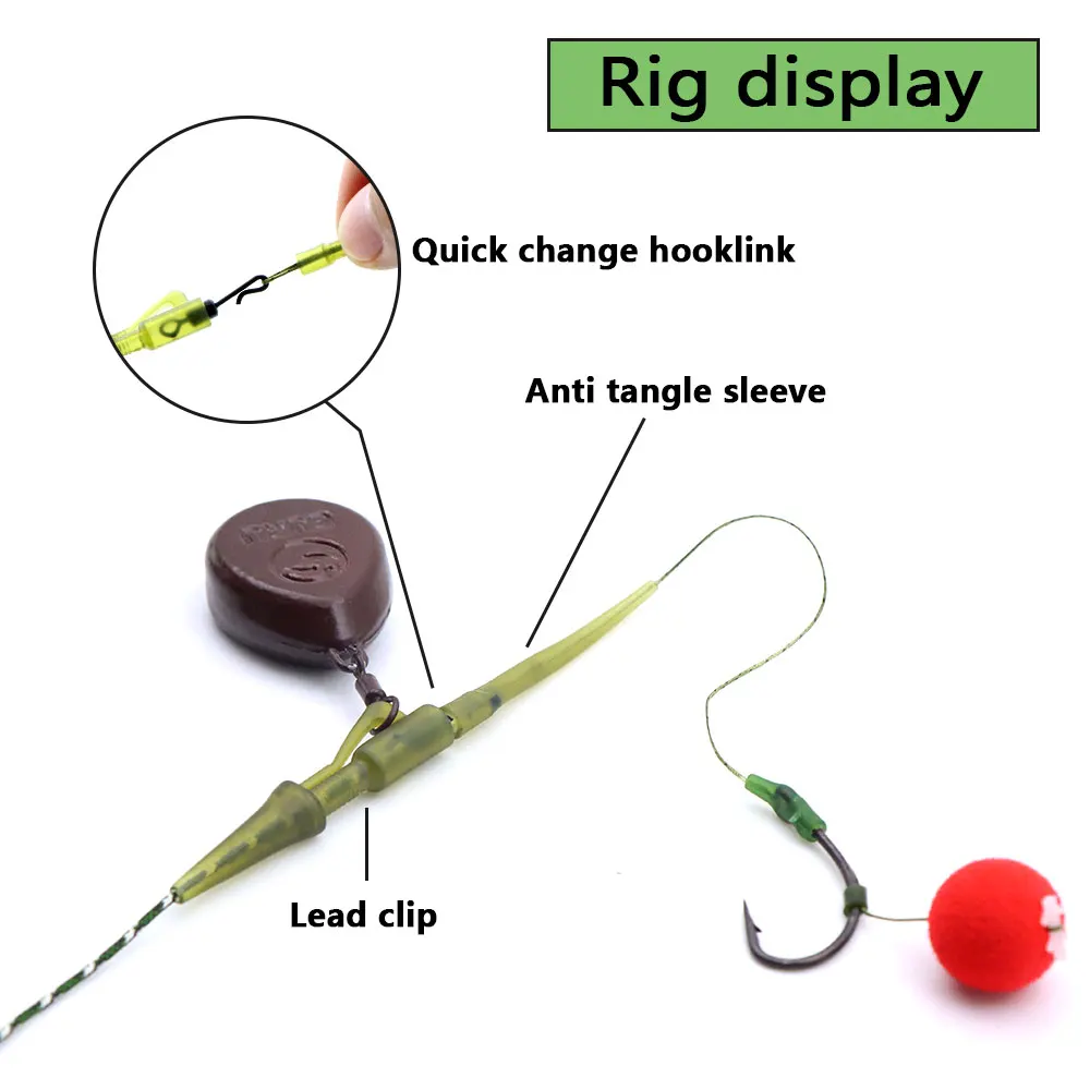 Set aparejos carpa helicóptero con eslabones y accesorios cambio rápido - imagen 5