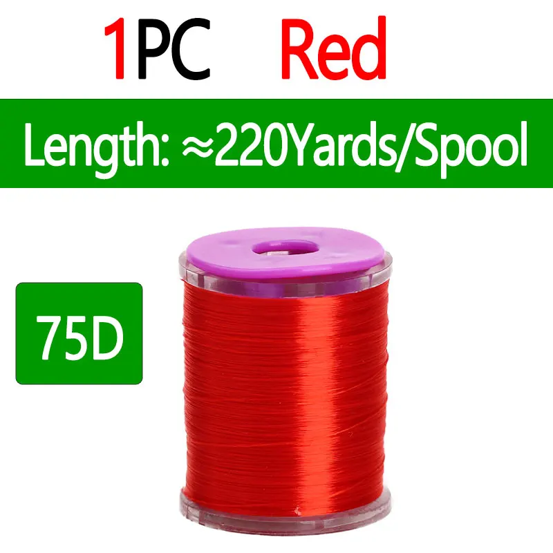 1PC Red 75D