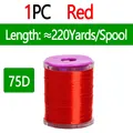 1PC Red 75D
