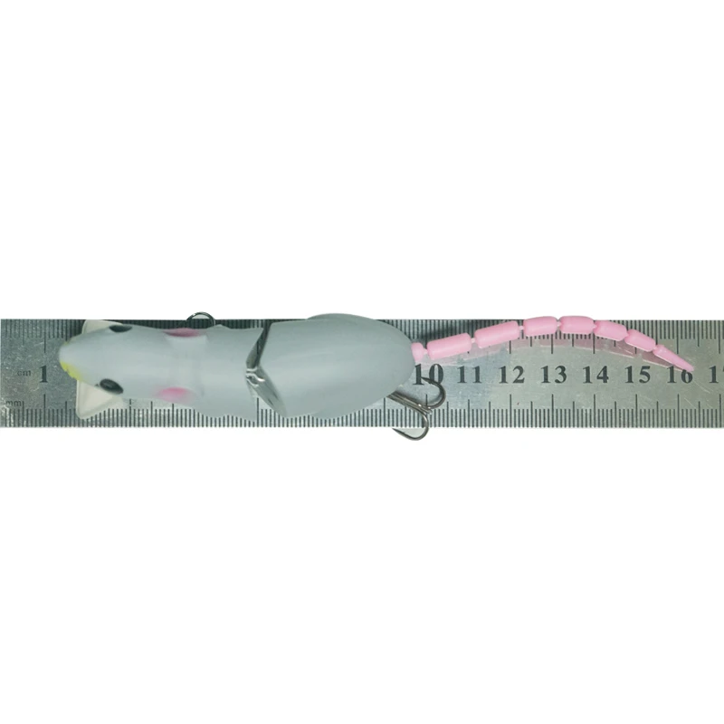 AI-SHOUYU Topwater Bionic Rat Señuelo Articulado para Lubina