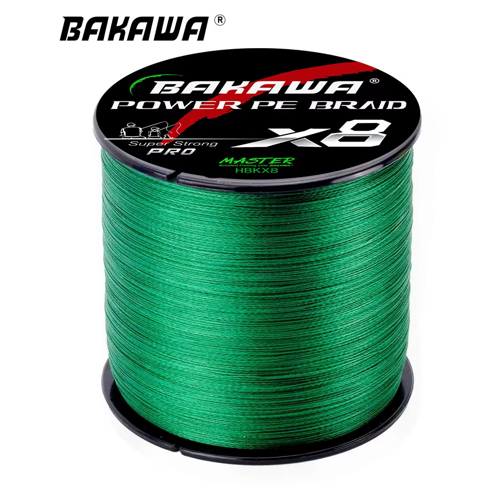 BAKAWA 8 hebras 500M hilo de pescar trenzado X8 PE hilo de pescar multifilamento alambre de pesca de carpa accesorios de pesca equipo pesca - imagen 2