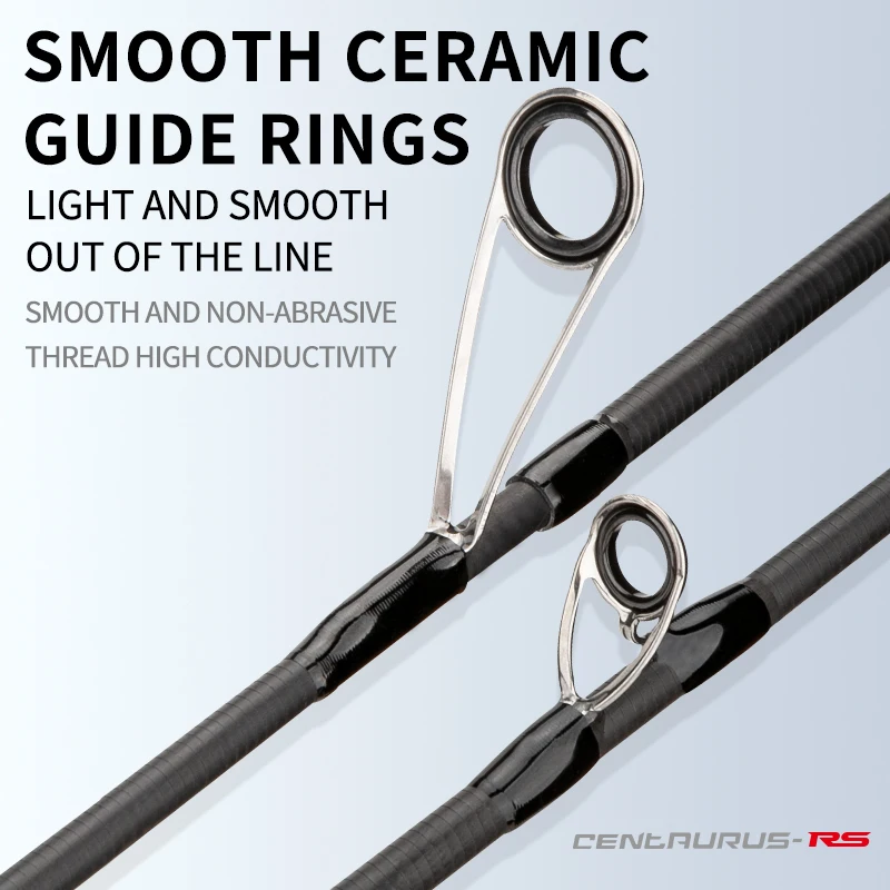 Caña de viaje CEMREO, caña de pescar giratoria de carbono, caña de pescar multiisección, aparejos de pesca de buena calidad, modelo: RS-P - imagen 4