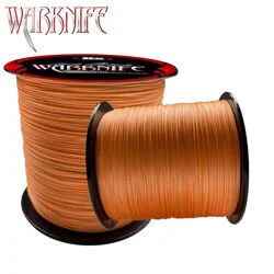 Warknife HALO naranja hilo trenzado ocho hebras agua salada mosca