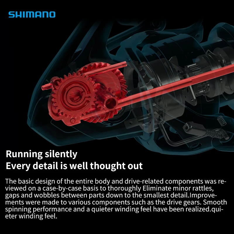Carretes de pesca giratorios SHIMANO SEDONA 2023 originales 5,0:1/6,2:1/4,7:1 relación 3 + 1BB HAGANE GEAR 3-11KG potencia 1000-C5000XG 4,7 - imagen 2