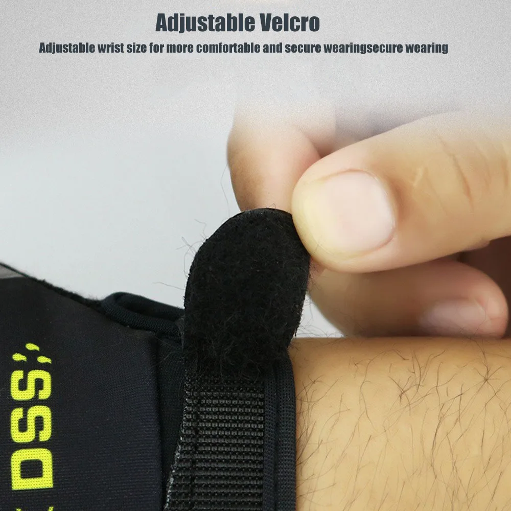 Guantes de pesca sin dedos para exterior estilo mitón - imagen 5