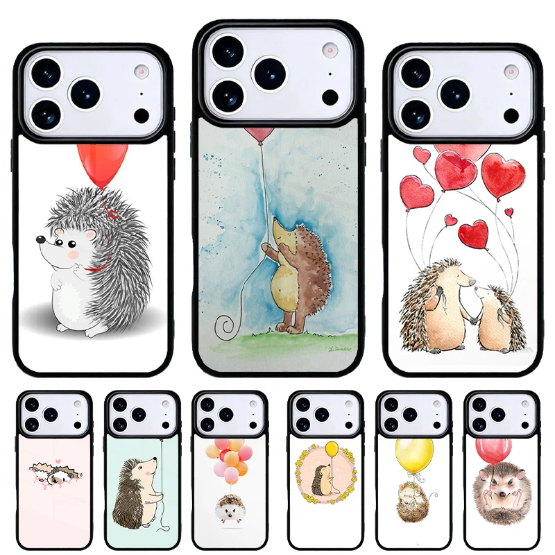 Funda iPhone erizo de mar y pez globo – Cubierta trasera pesca deportiva