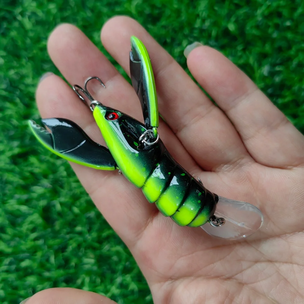 Señuelo articulado de pesca realista con anzuelos afilados - imagen 3