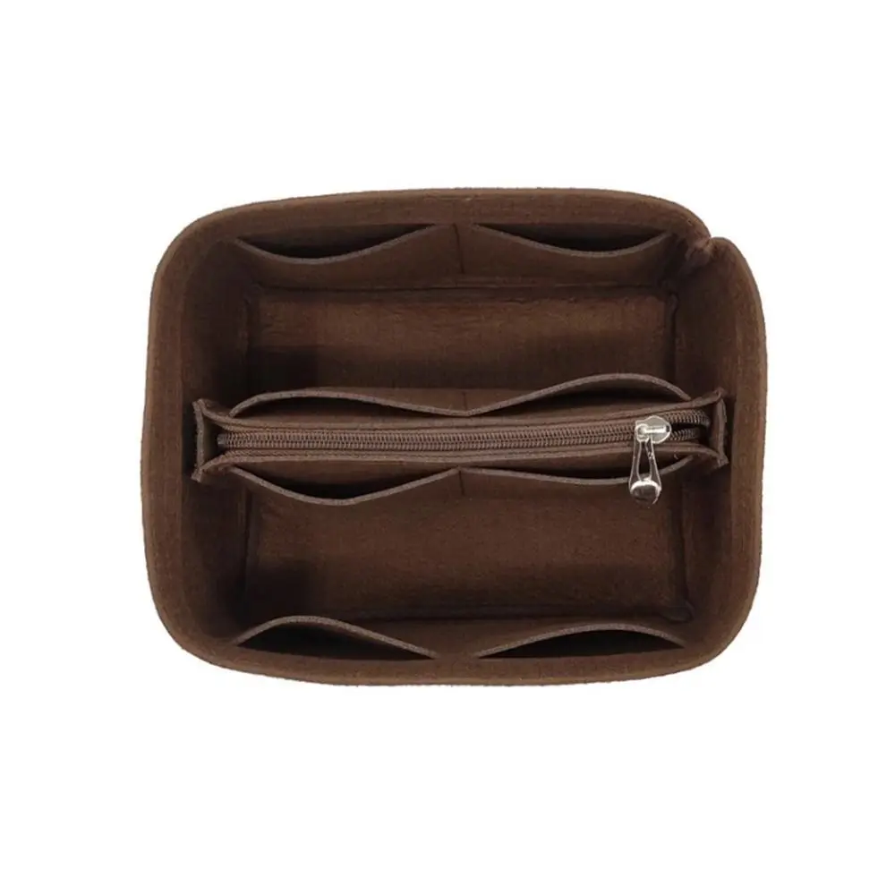 Bolsa de viaje de fieltro, bolsa de inserción, Mini bolso multibolsillo, organizador, bolso, bolsa de forro para bolsa de movimiento de Rally/Picotin18/22 - imagen 4