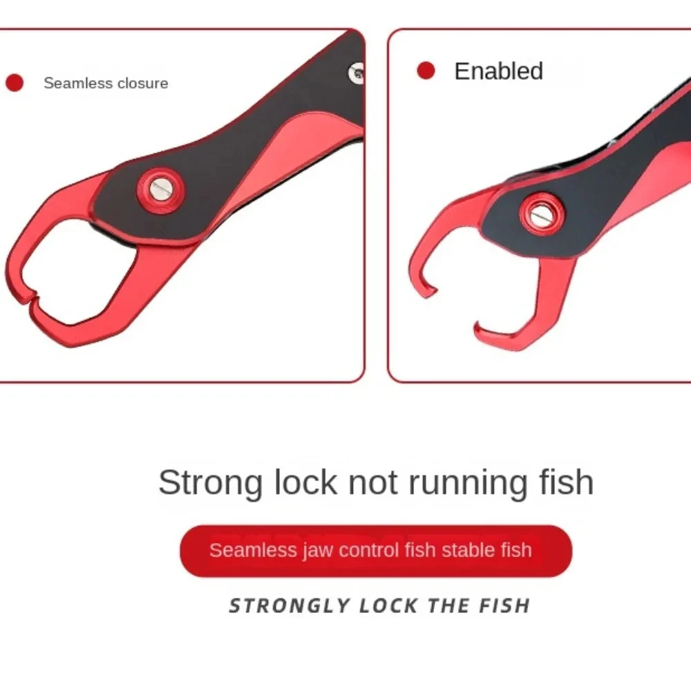 Herramientas de pesca de aluminio, alicates de labio ligeros portátiles, herramienta de alicates de pesca cargados de 50kg, accesorios de pesca al aire libre - imagen 5
