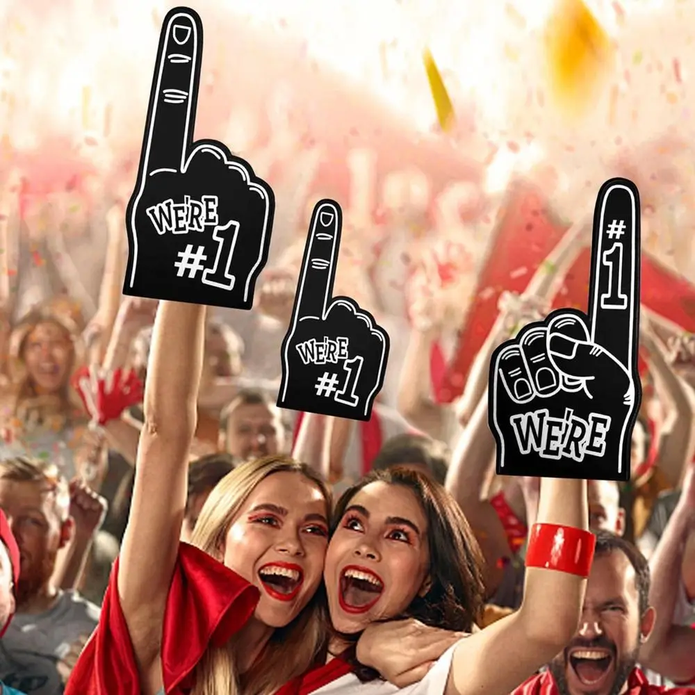 Guantes de espuma para animadoras, manoplas de espuma EVA para dedo, de gran ambiente, 1 piezas - imagen 2