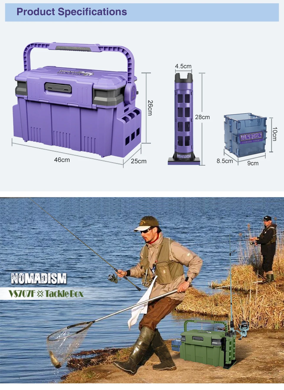 Disfrute del equipo de pesca versátil con la visera y la mesa del komadismo